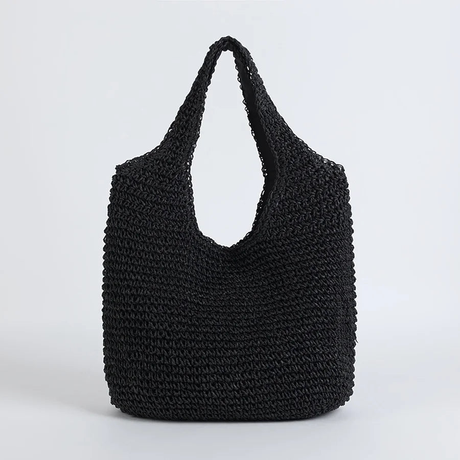 Beatrice Tote-Bag aus gewebtem Rattan