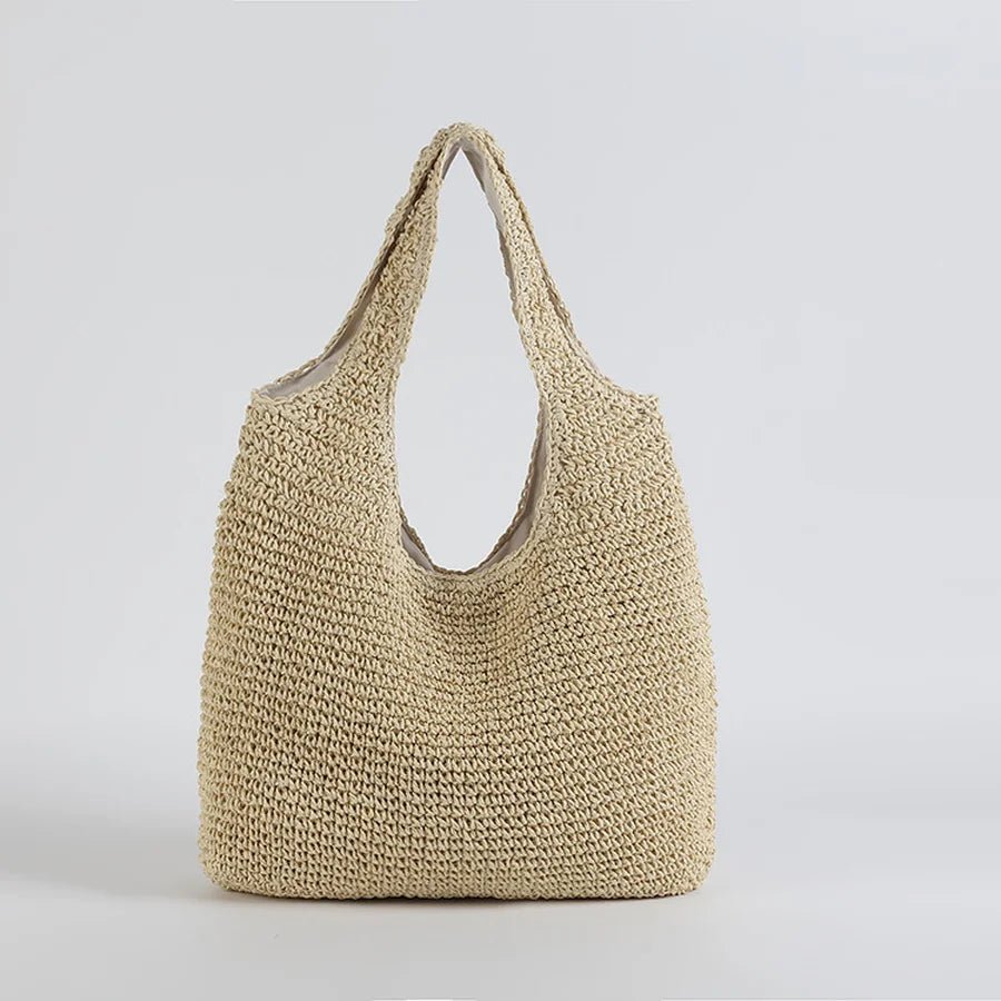 Beatrice Tote-Bag aus gewebtem Rattan