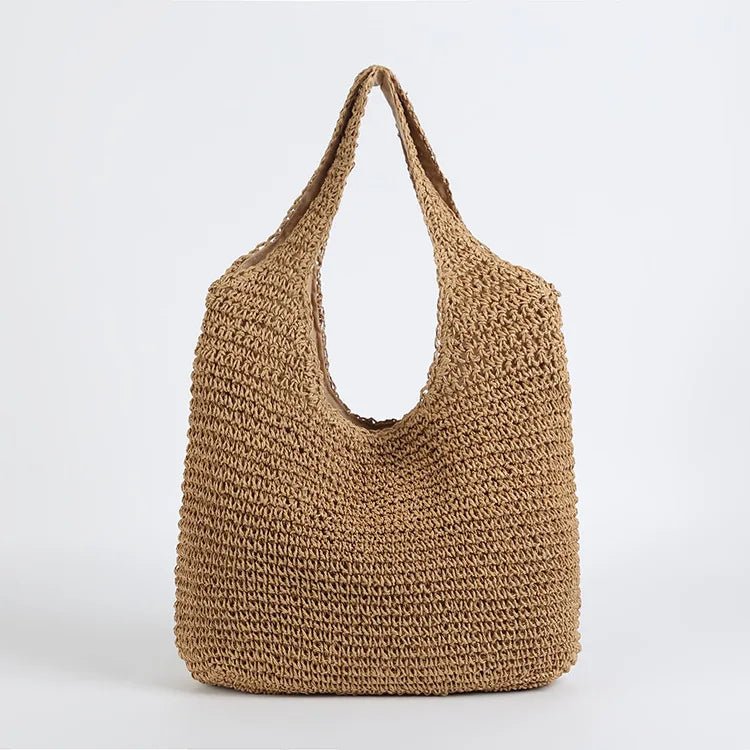 Beatrice Tote-Bag aus gewebtem Rattan