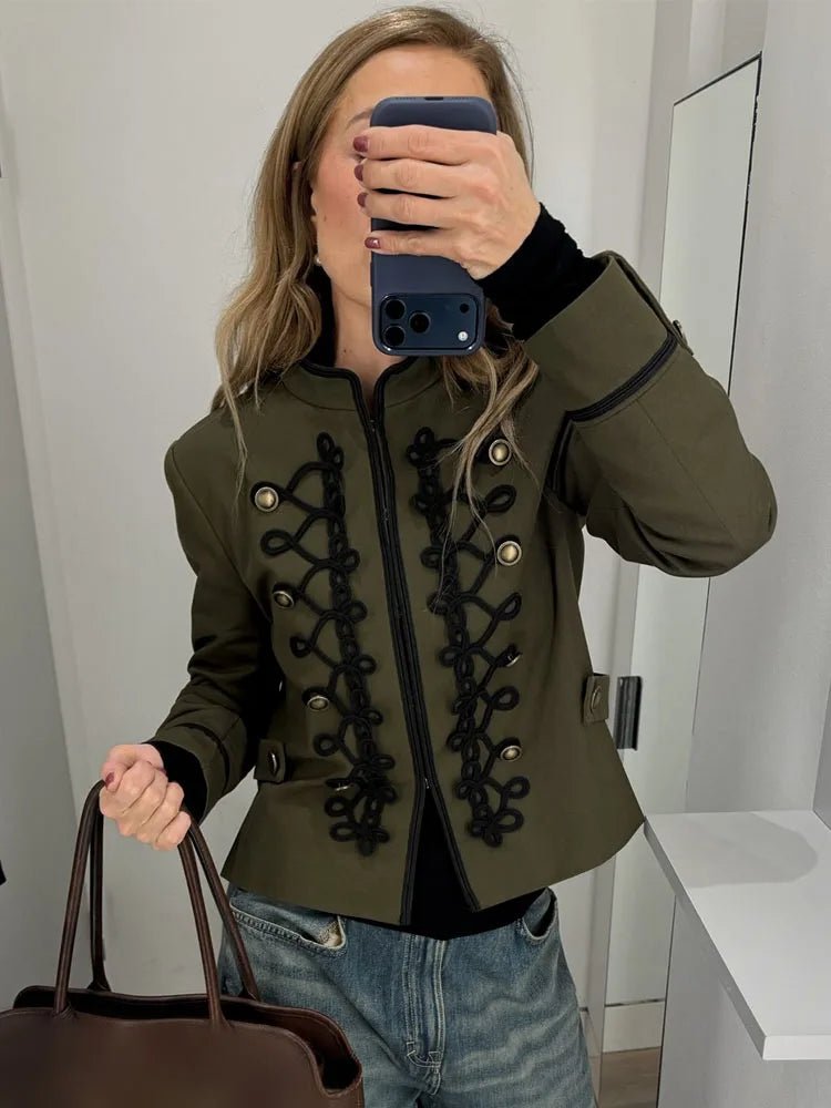 Napoleon-Jacke „Becky“ mit Seilknoten-Schnalle