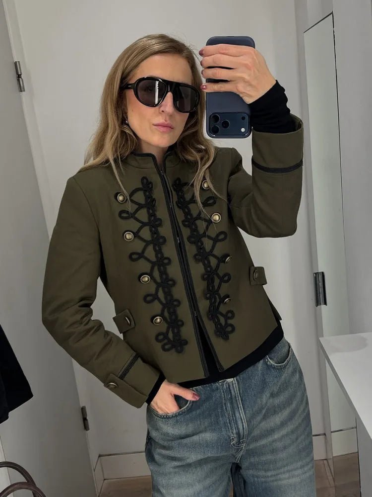 Napoleon-Jacke „Becky“ mit Seilknoten-Schnalle