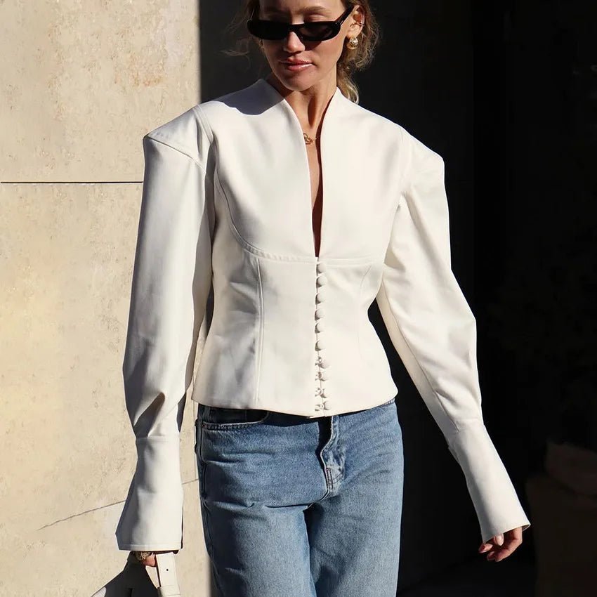 Bethany Blazer-Set mit taillierter Taille