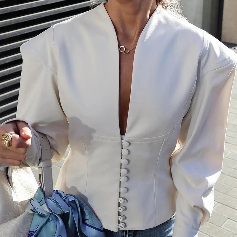 Bethany Blazer-Set mit taillierter Taille