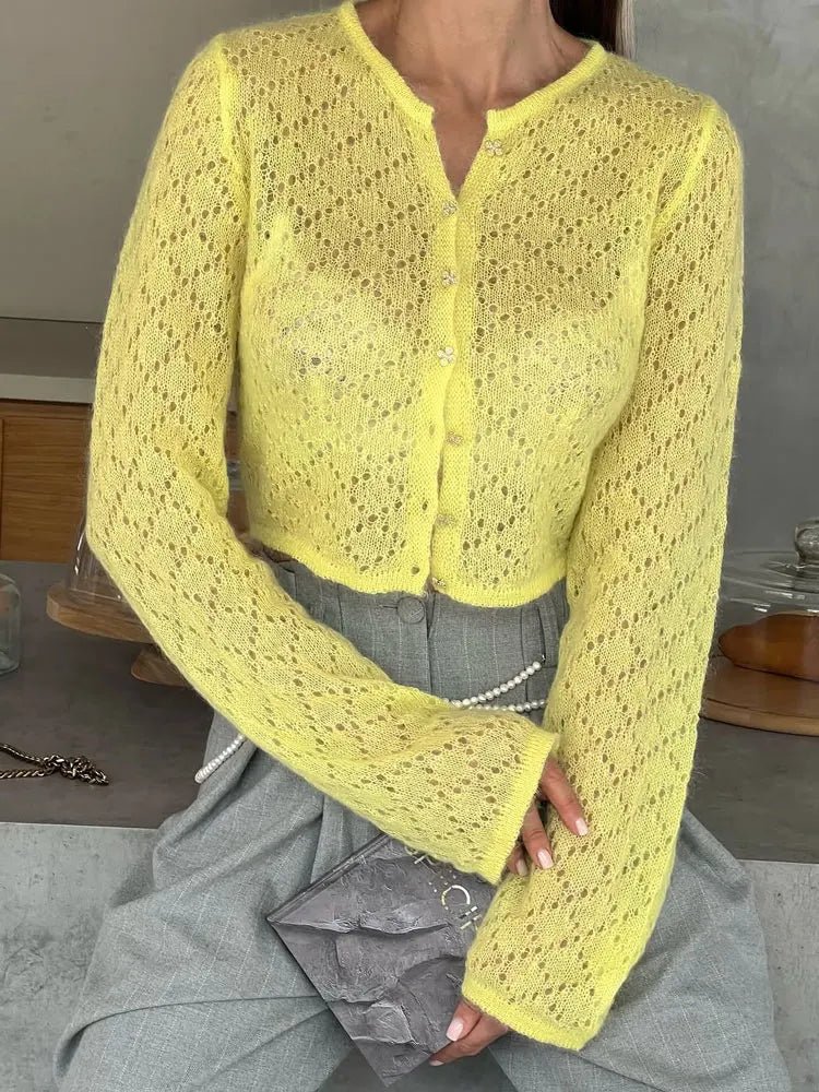 Beverly kurzer Cardigan mit Cut-outs