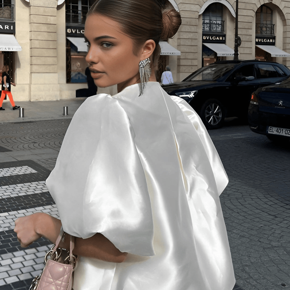Bianca Satinbluse