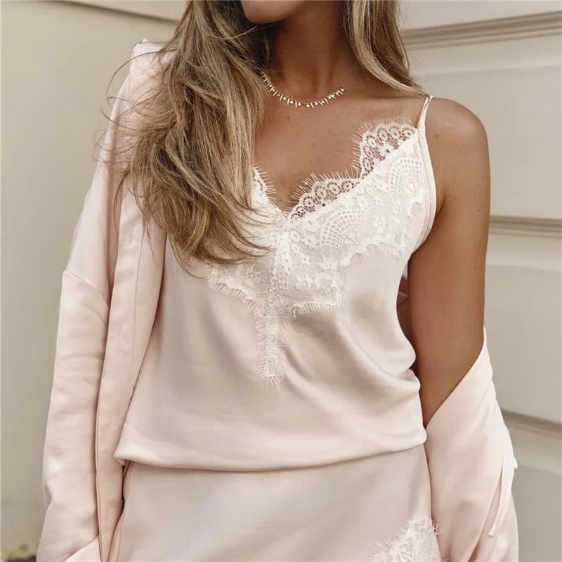 Bianca Satin-Camisole-Top