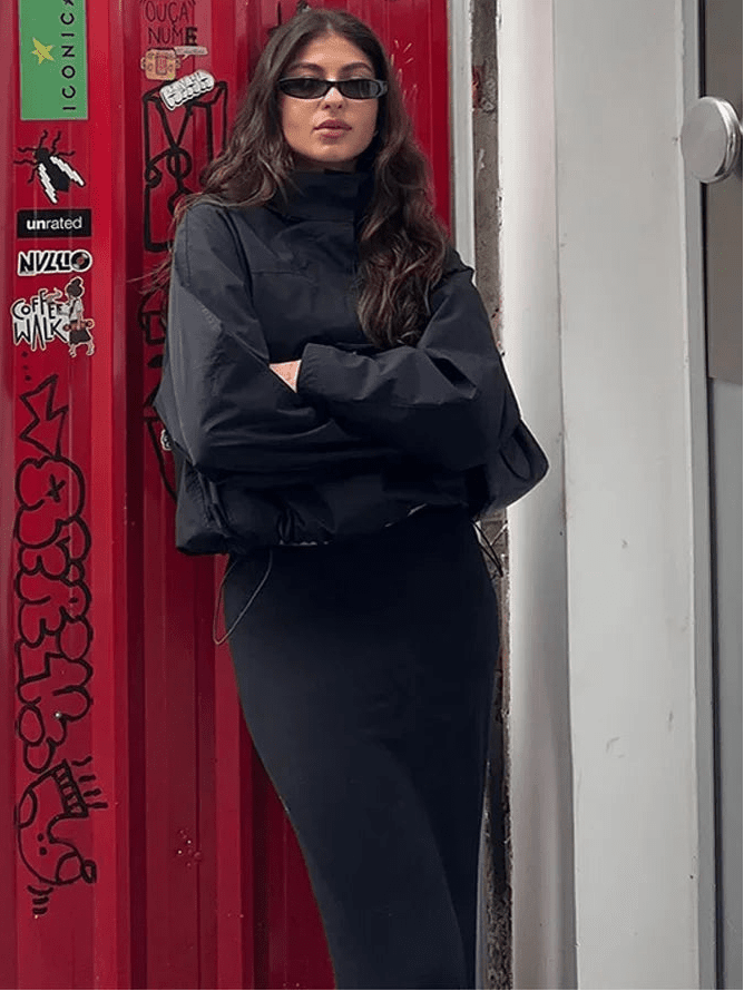 Bianca Wasserdichte Bomberjacke