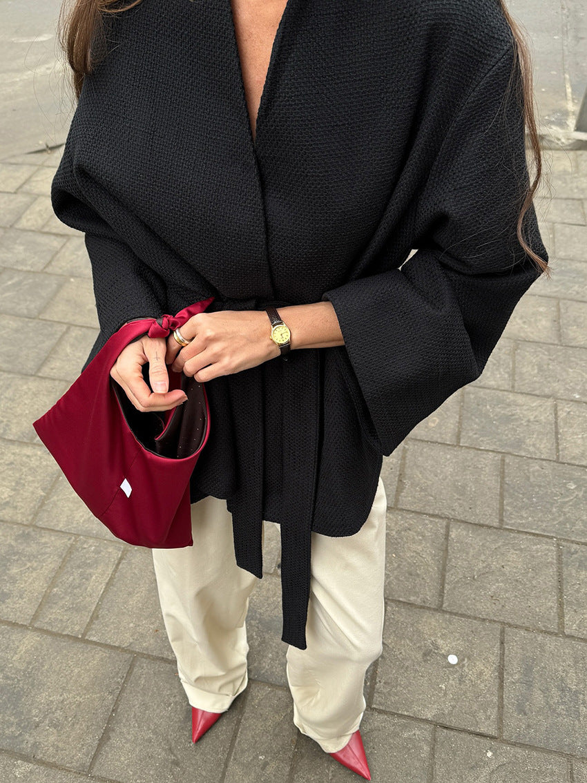Daria Wickeljacke mit Gürtel