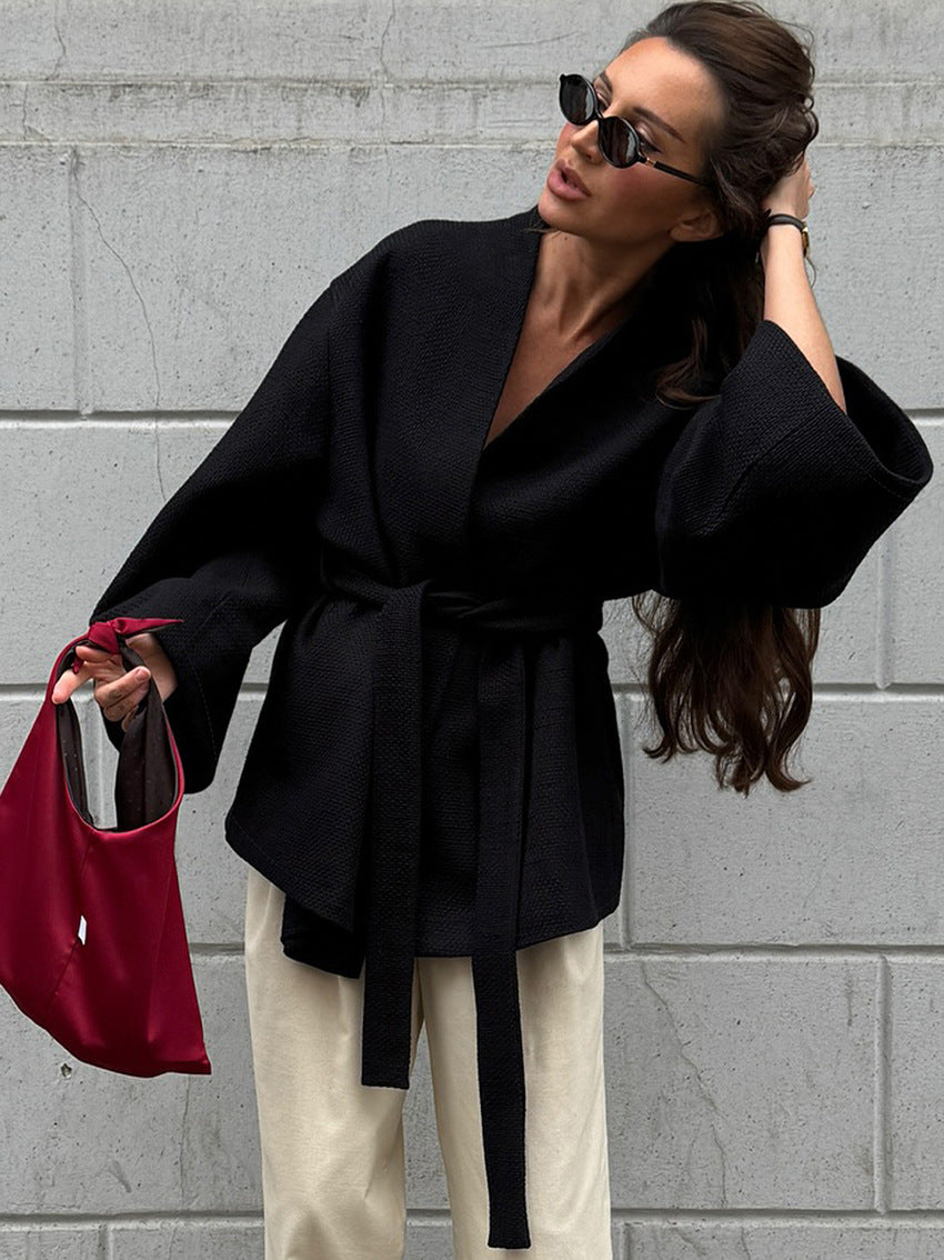 Daria Wickeljacke mit Gürtel
