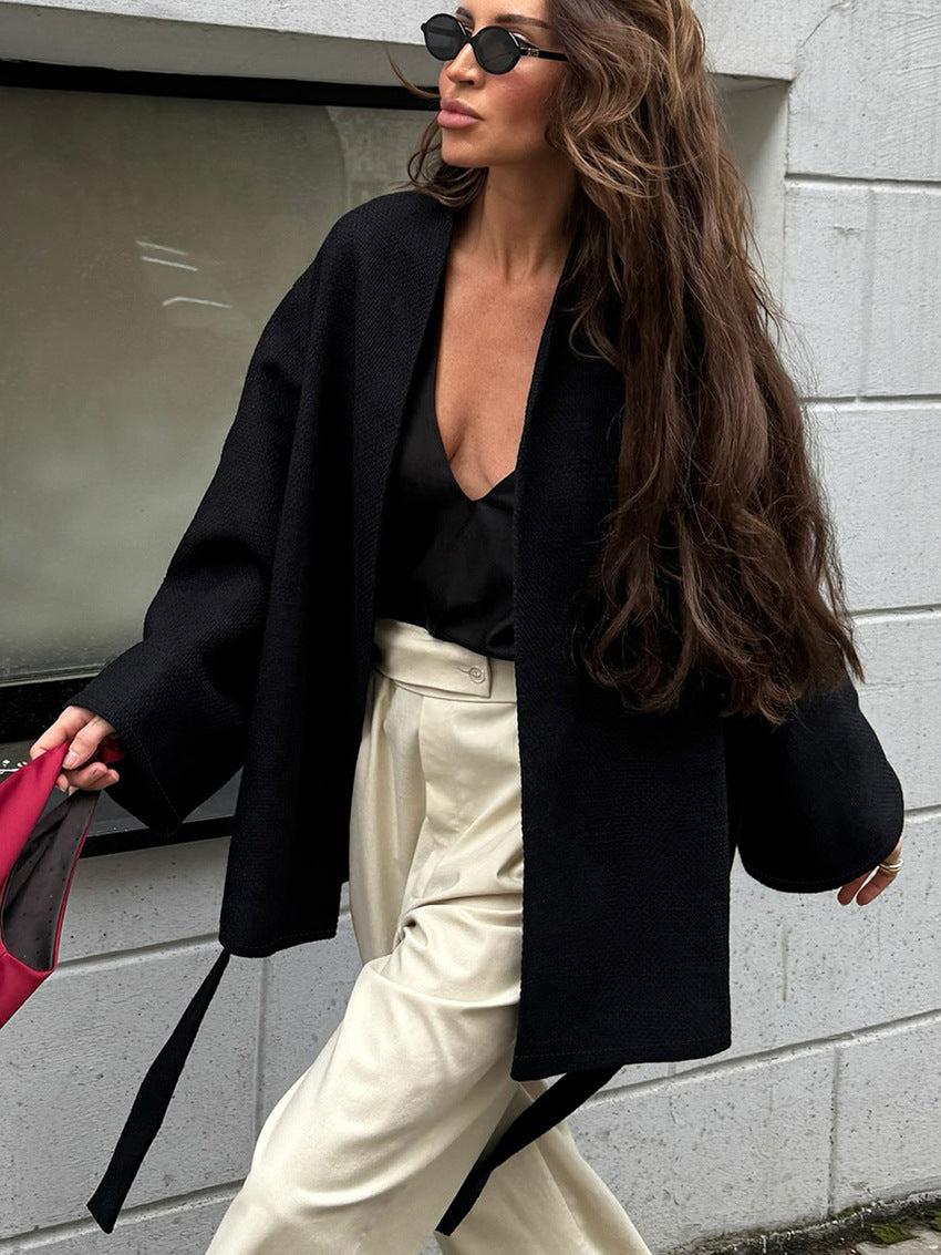 Daria Wickeljacke mit Gürtel