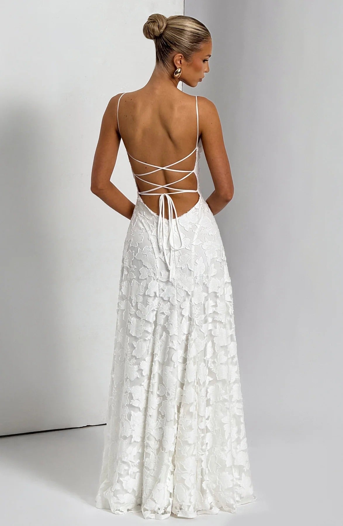 Ärmelloses geblümtes Maxikleid „Brielle“