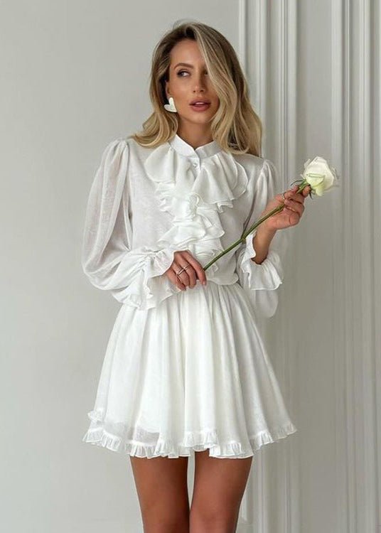 Brigitte Mini-Rüschenkleid