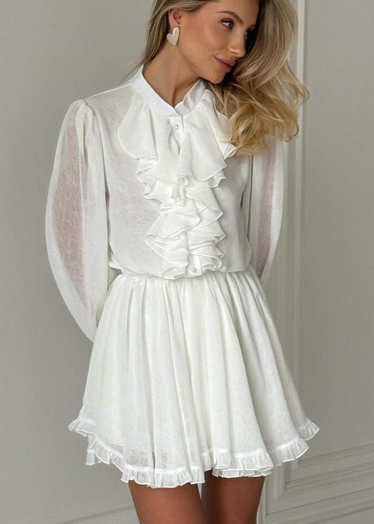 Brigitte Mini-Rüschenkleid