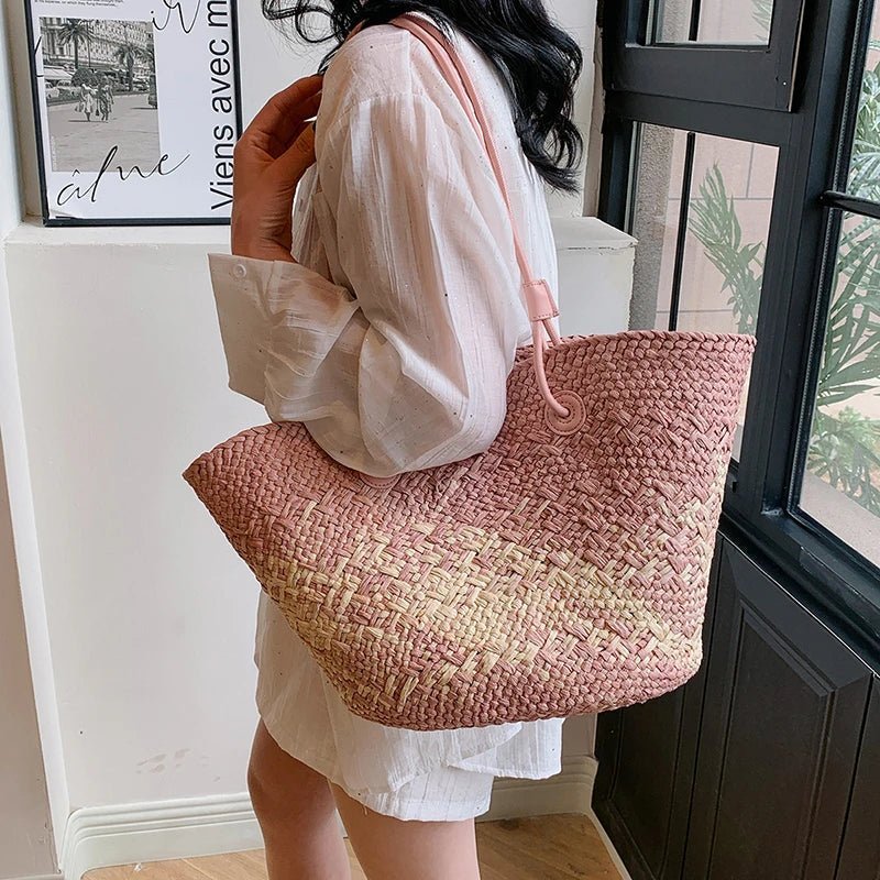 Camille Shopper aus französischem Stroh