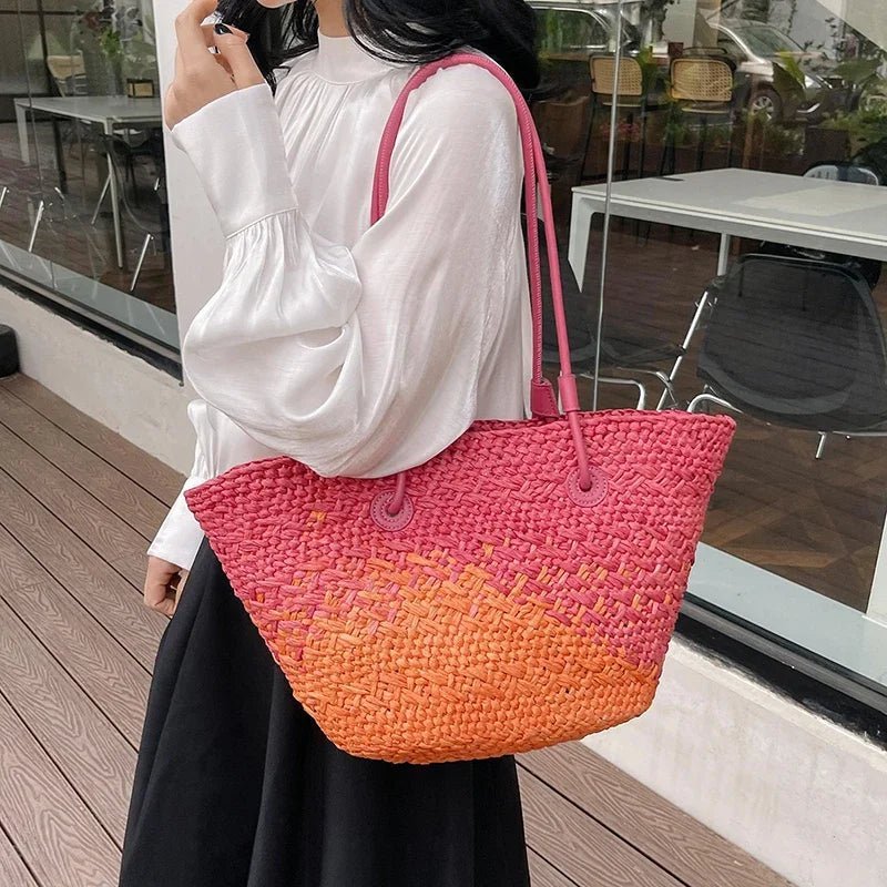 Camille Shopper aus französischem Stroh