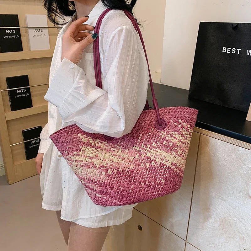 Camille Shopper aus französischem Stroh