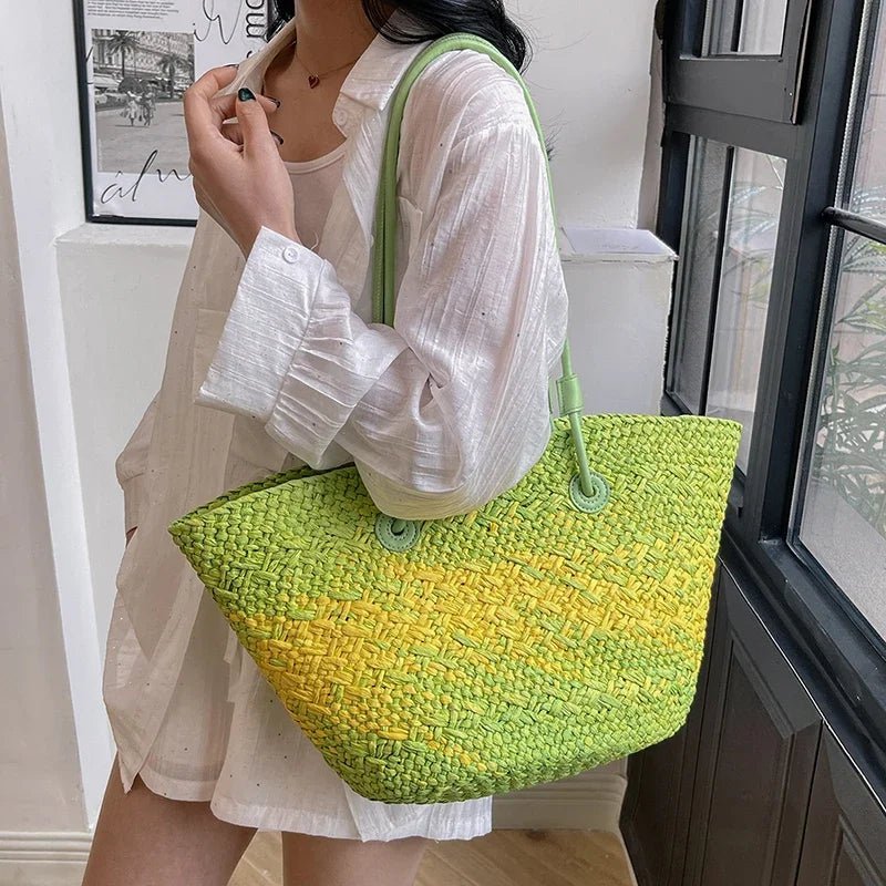 Camille Shopper aus französischem Stroh