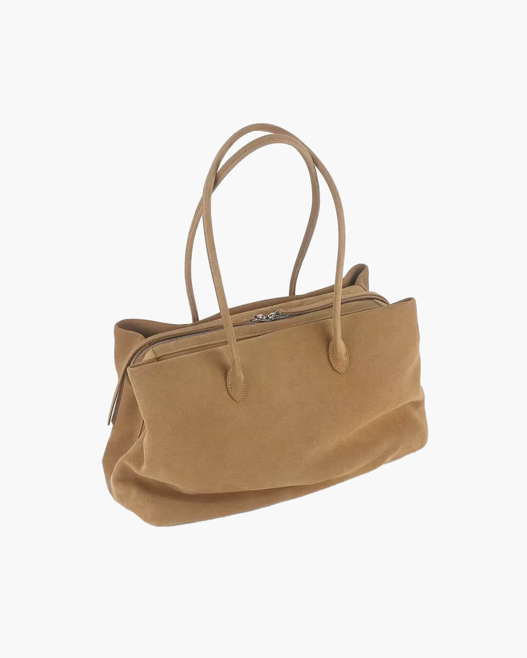 Carly Tote-Bag aus Veloursleder mit Frost-Effekt
