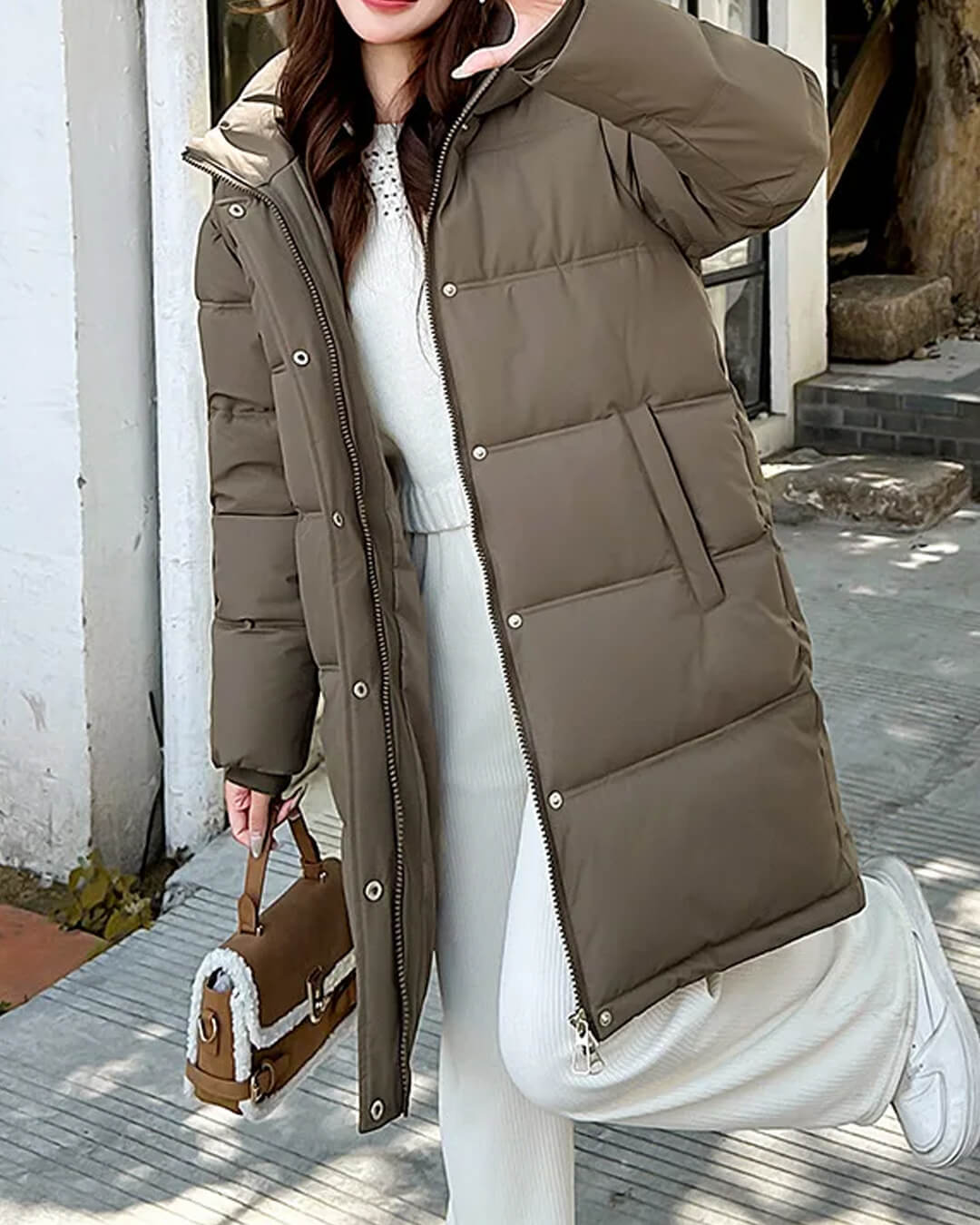 Carlyn Parkajacke mit Kapuze
