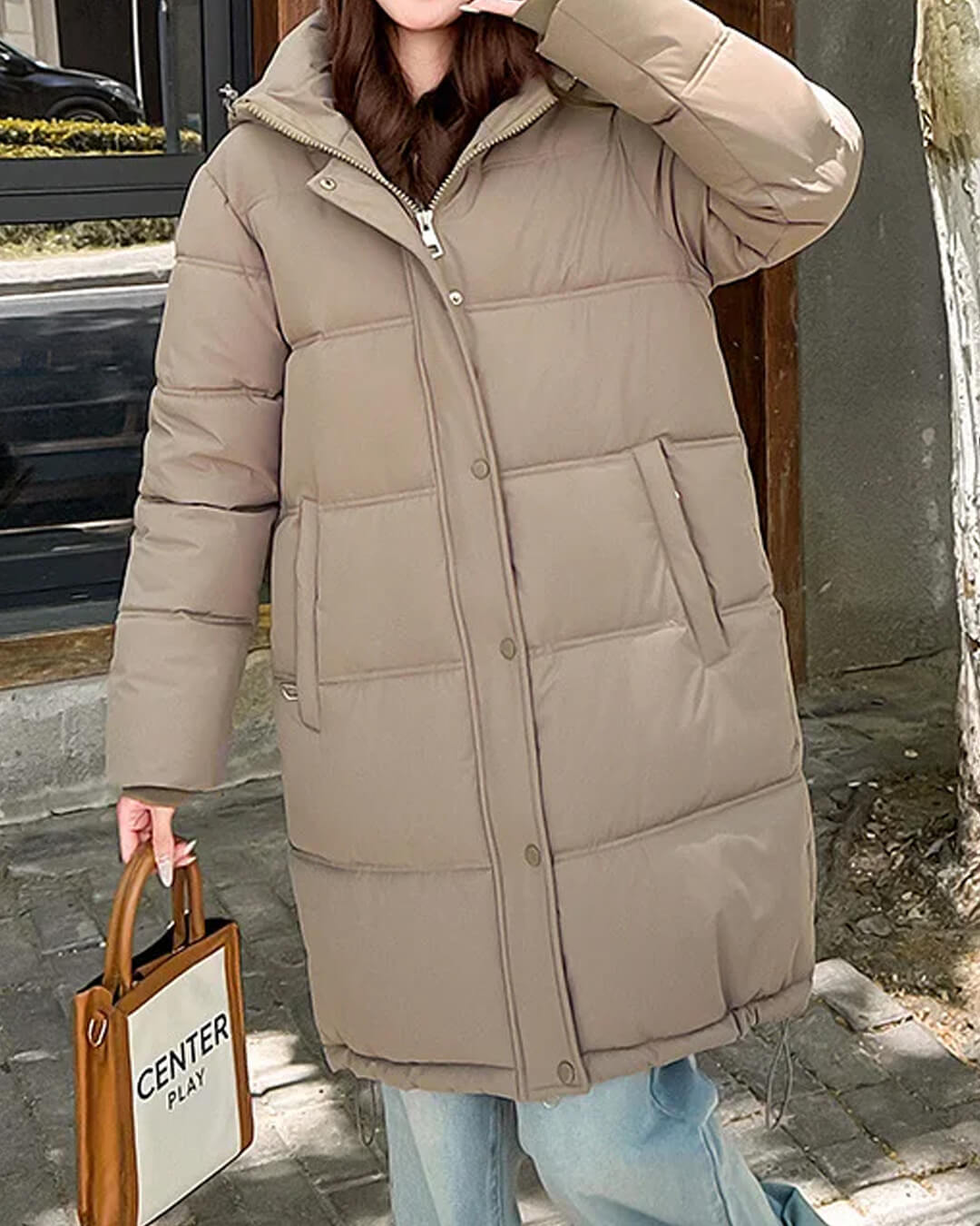 Carlyn Parkajacke mit Kapuze