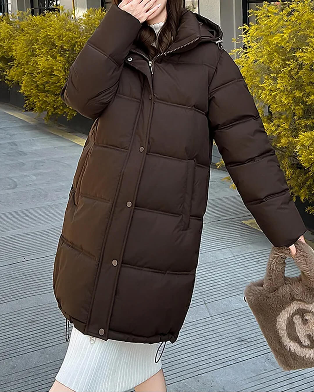 Carlyn Parkajacke mit Kapuze