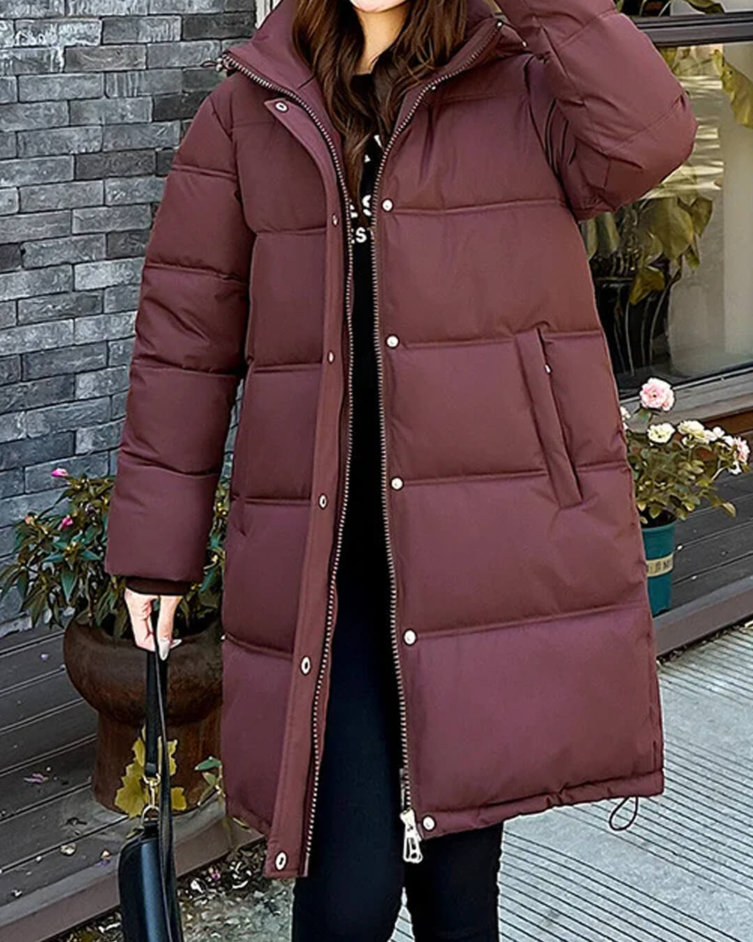 Carlyn Parkajacke mit Kapuze