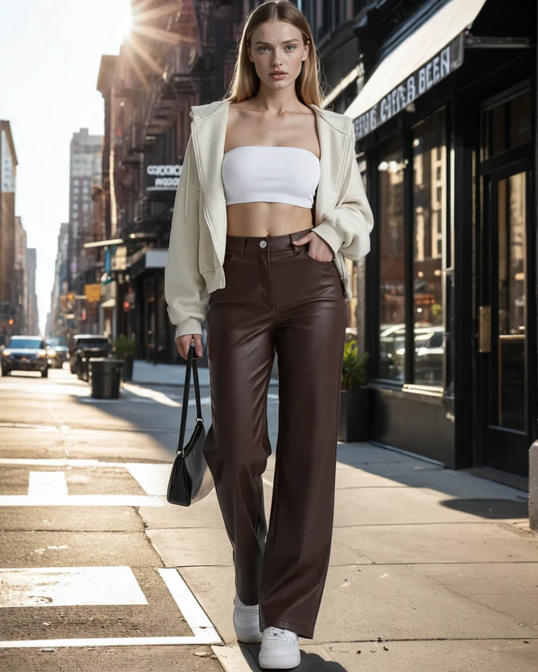 Cassy klassische Lederhose