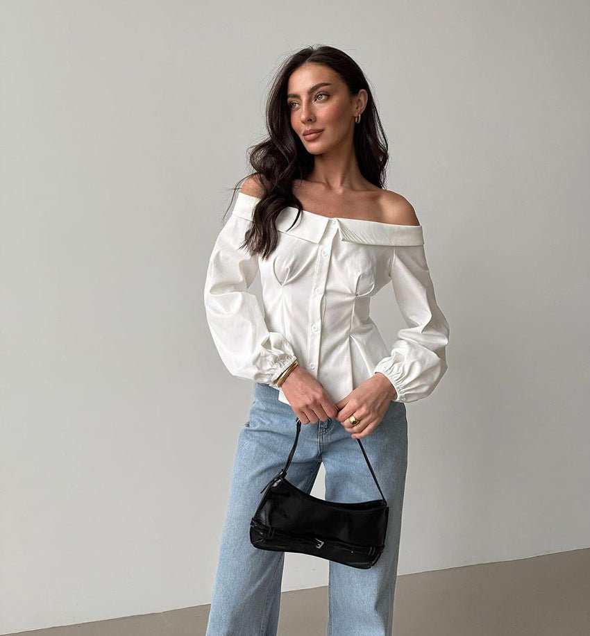 Catherine Schulterfreies Top