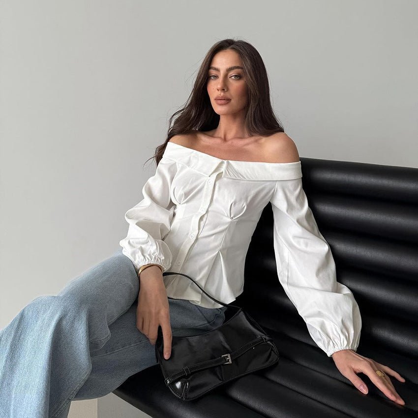 Catherine Schulterfreies Top