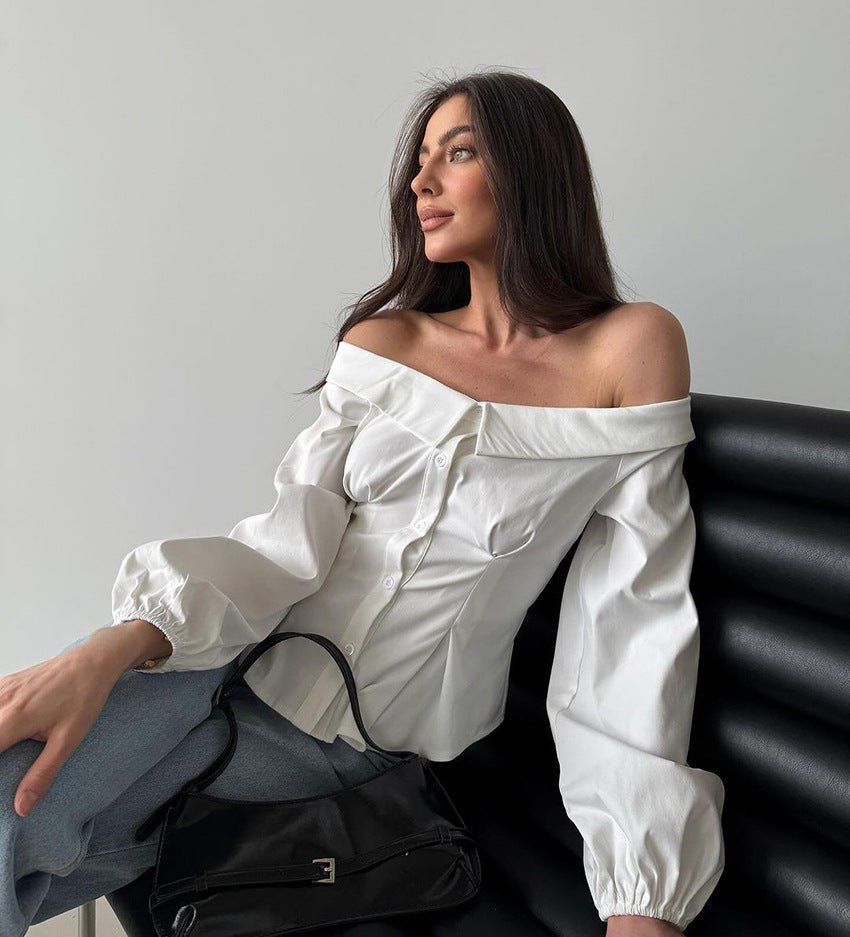 Catherine Schulterfreies Top