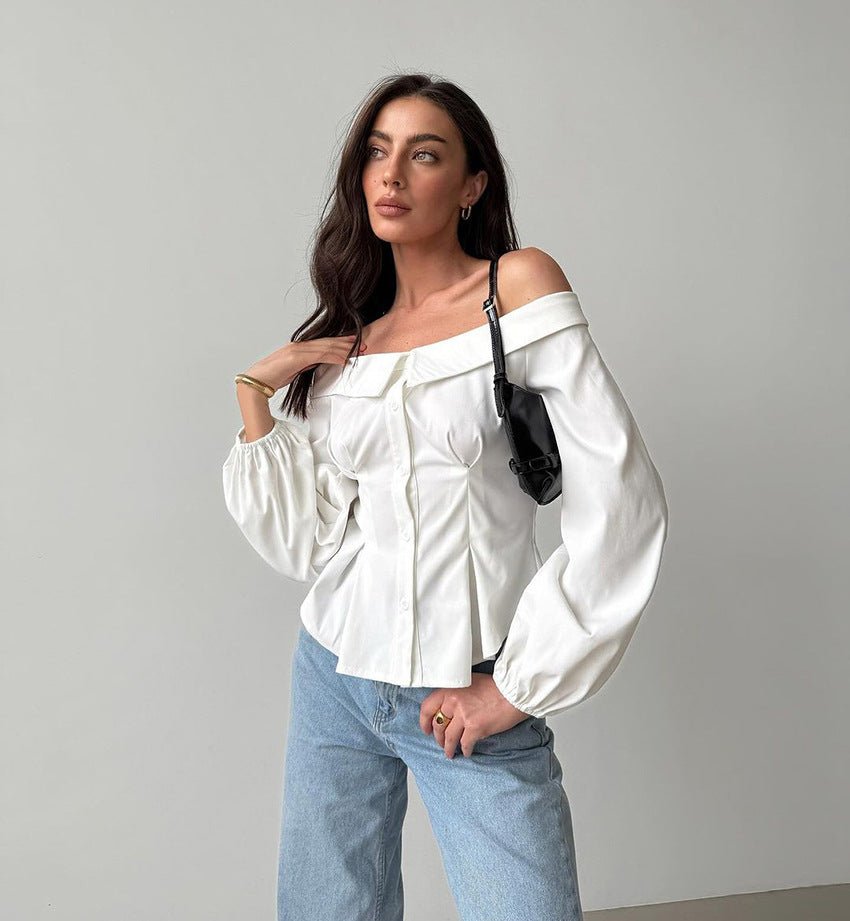 Catherine Schulterfreies Top