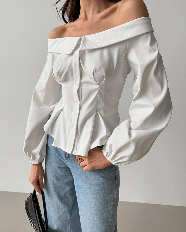 Catherine Schulterfreies Top