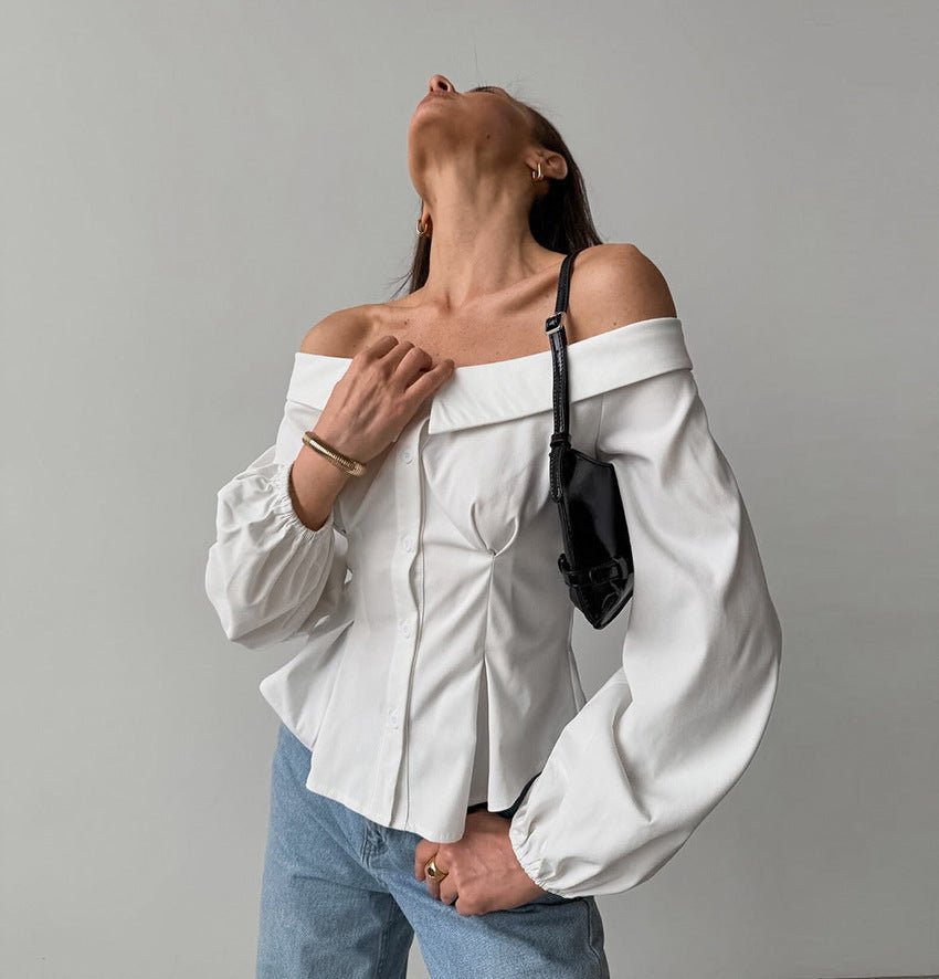Catherine Schulterfreies Top