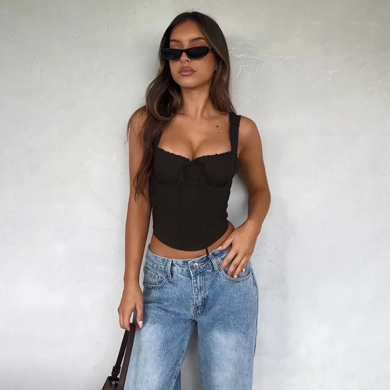 Celeste Camisole-Top mit Spitzenbesatz