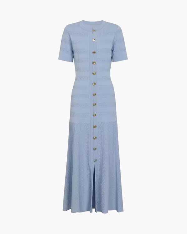 Celeste Midikleid aus geripptem Strick