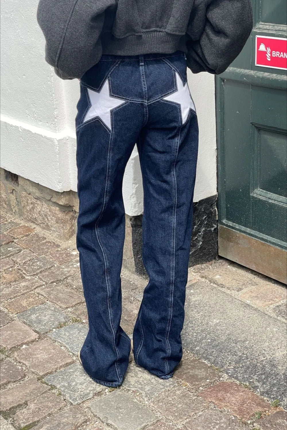 Charlize Jeans mit Sternen-Patchwork und Color-Blocking