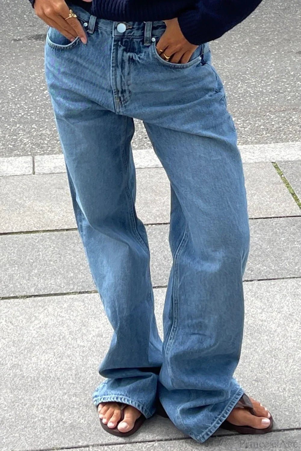 Charlize Jeans mit Sternen-Patchwork und Color-Blocking