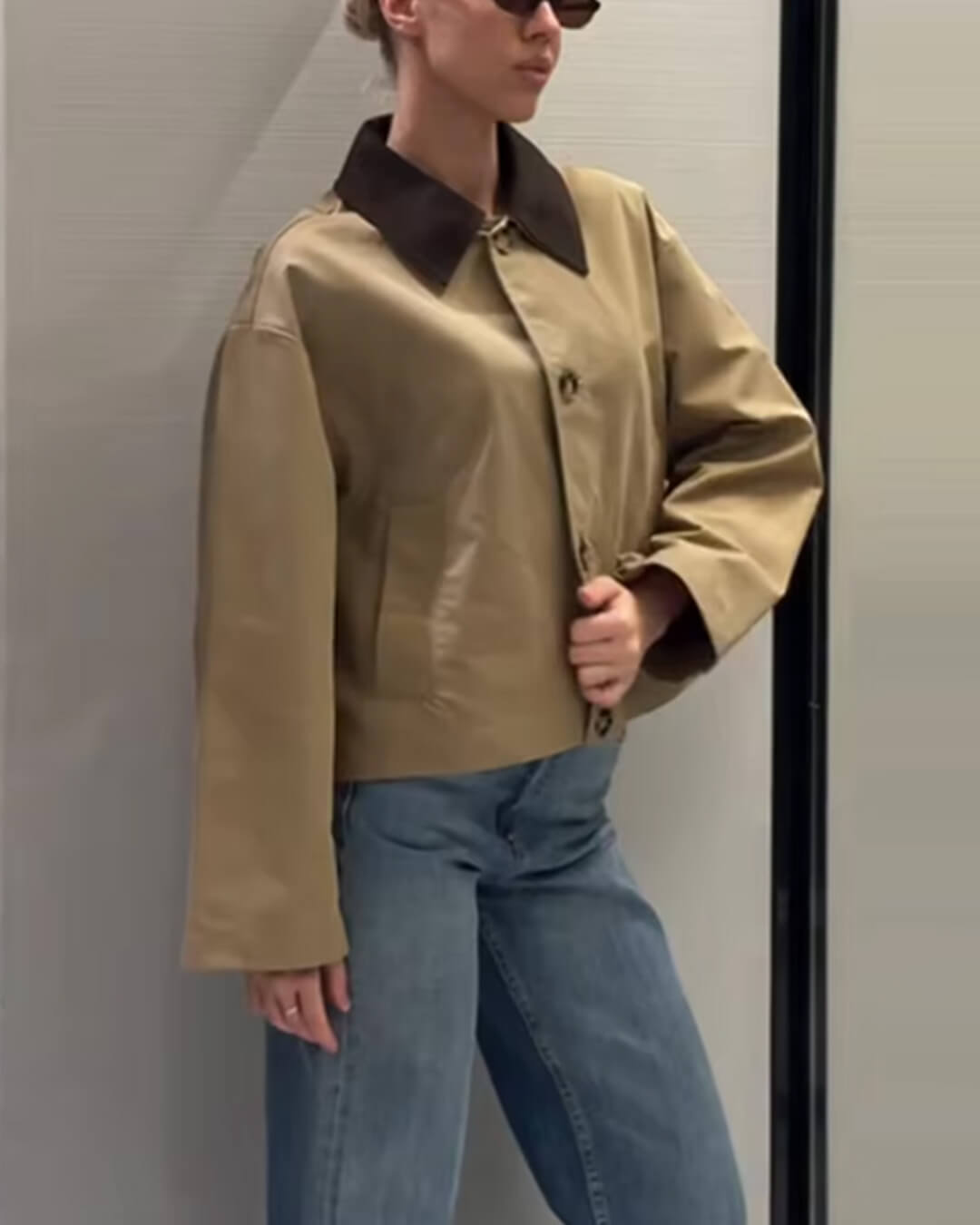 Charlotte Utility-Jacke mit Reißverschluss