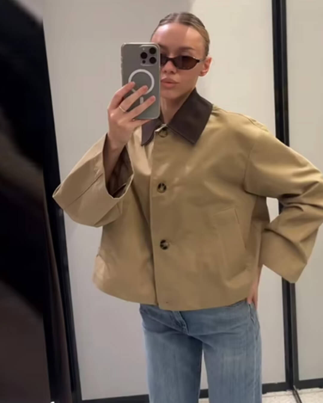 Charlotte Utility-Jacke mit Reißverschluss