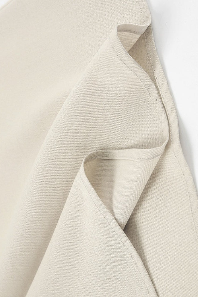 Charmaine locker sitzendes Maxikleid mit eckigem Ausschnitt
