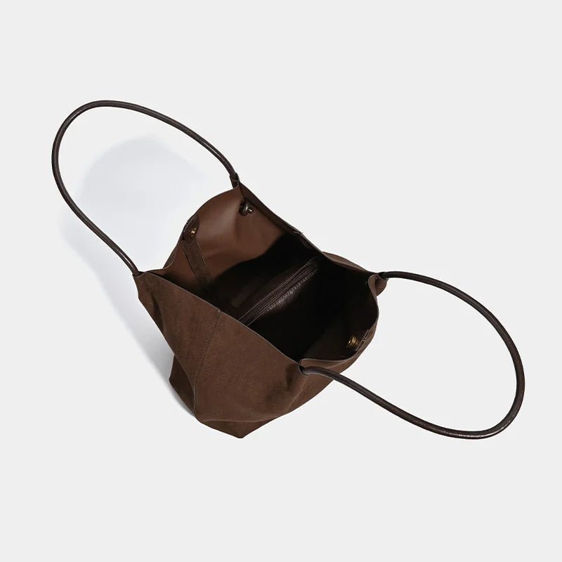 Cheska Wildleder-Shopper mit Täschchen