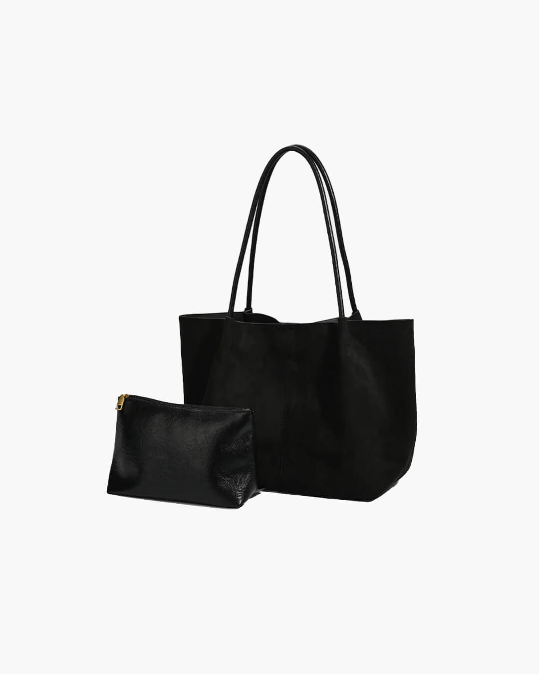 Cheska Wildleder-Shopper mit Täschchen