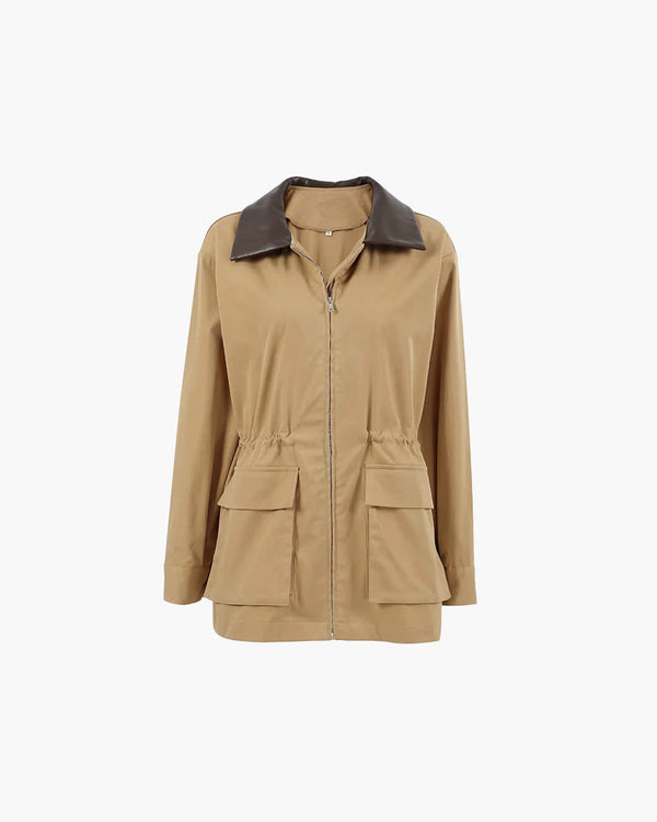 Christina Pocket Short Trench Coat
