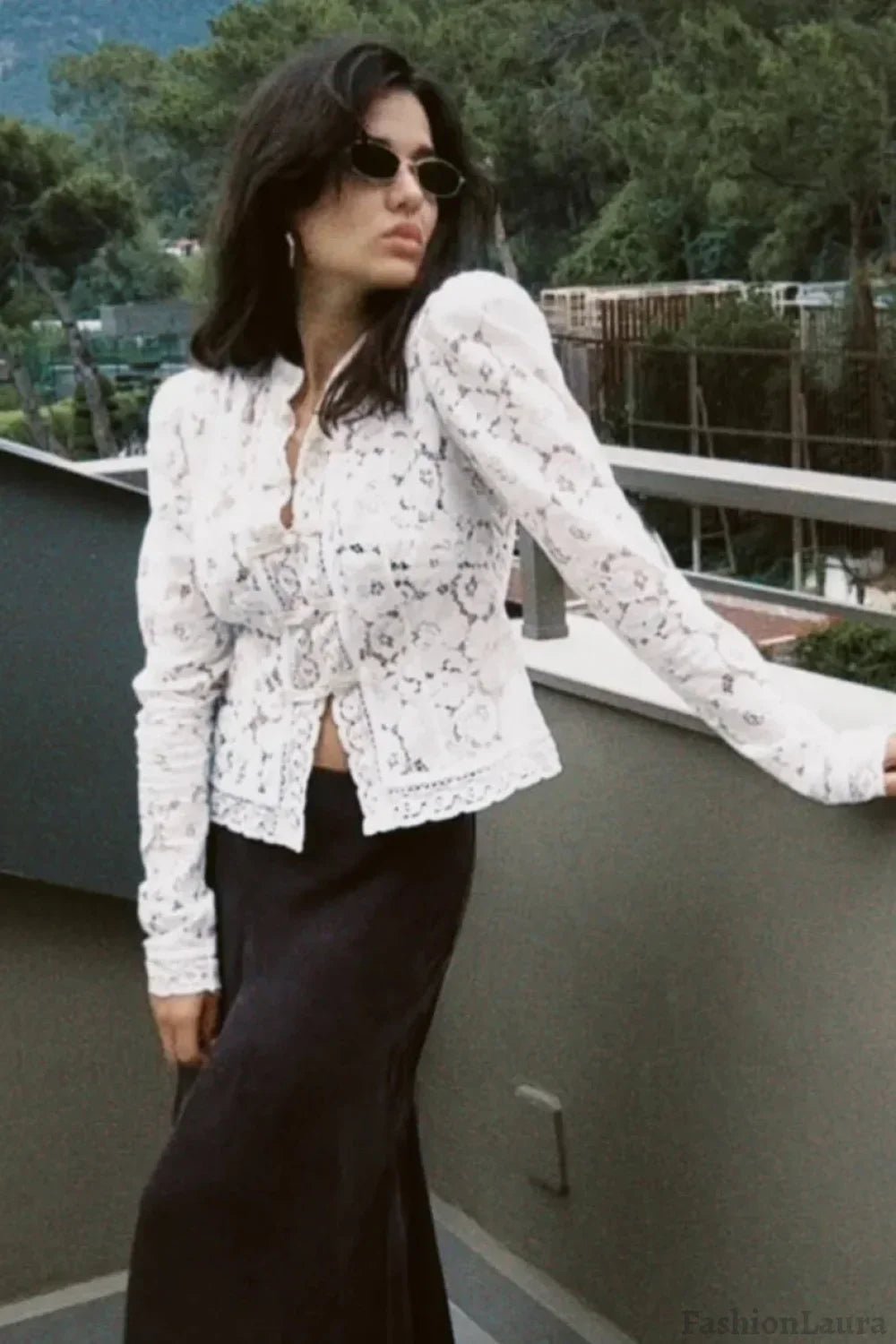 Claire Elegante Spitzenbluse
