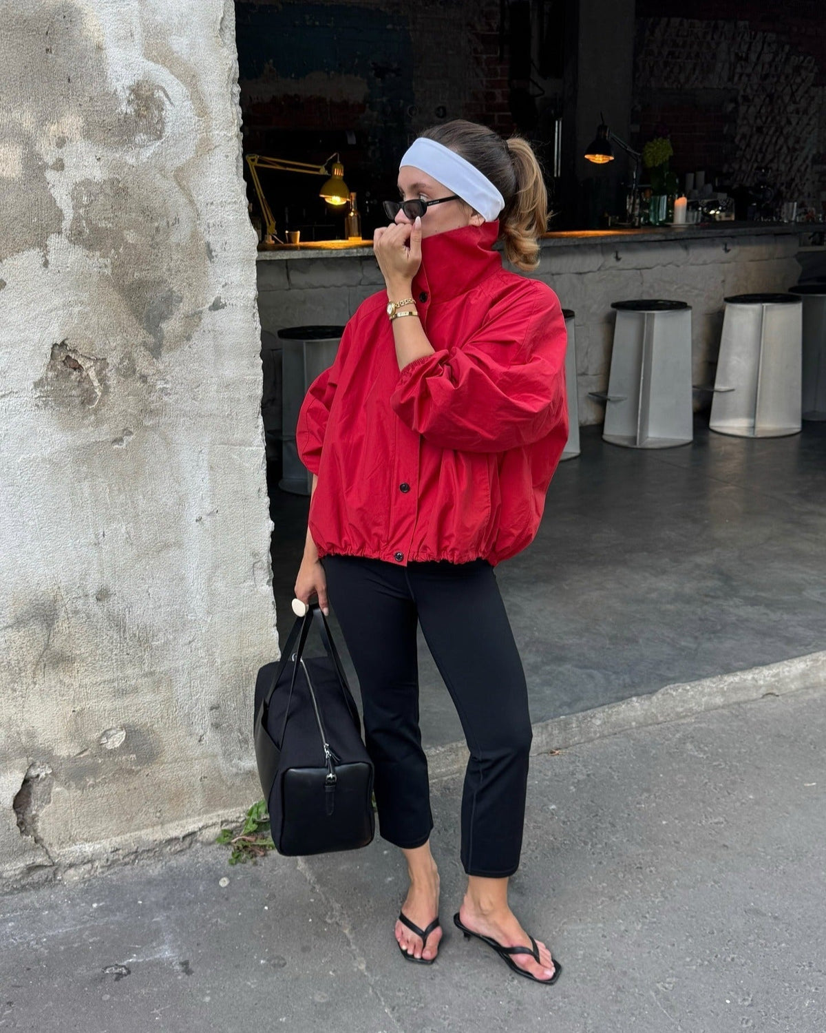 Clara Jacke mit hohem Kragen