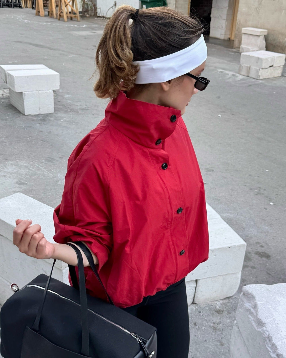 Clara Jacke mit hohem Kragen