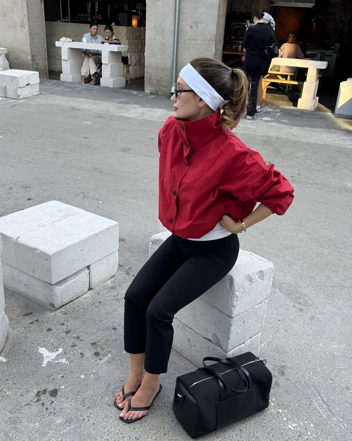 Clara Jacke mit hohem Kragen