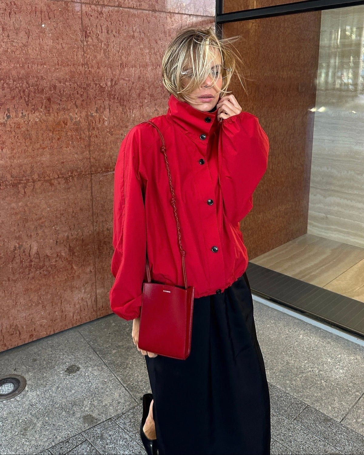 Clara Jacke mit hohem Kragen