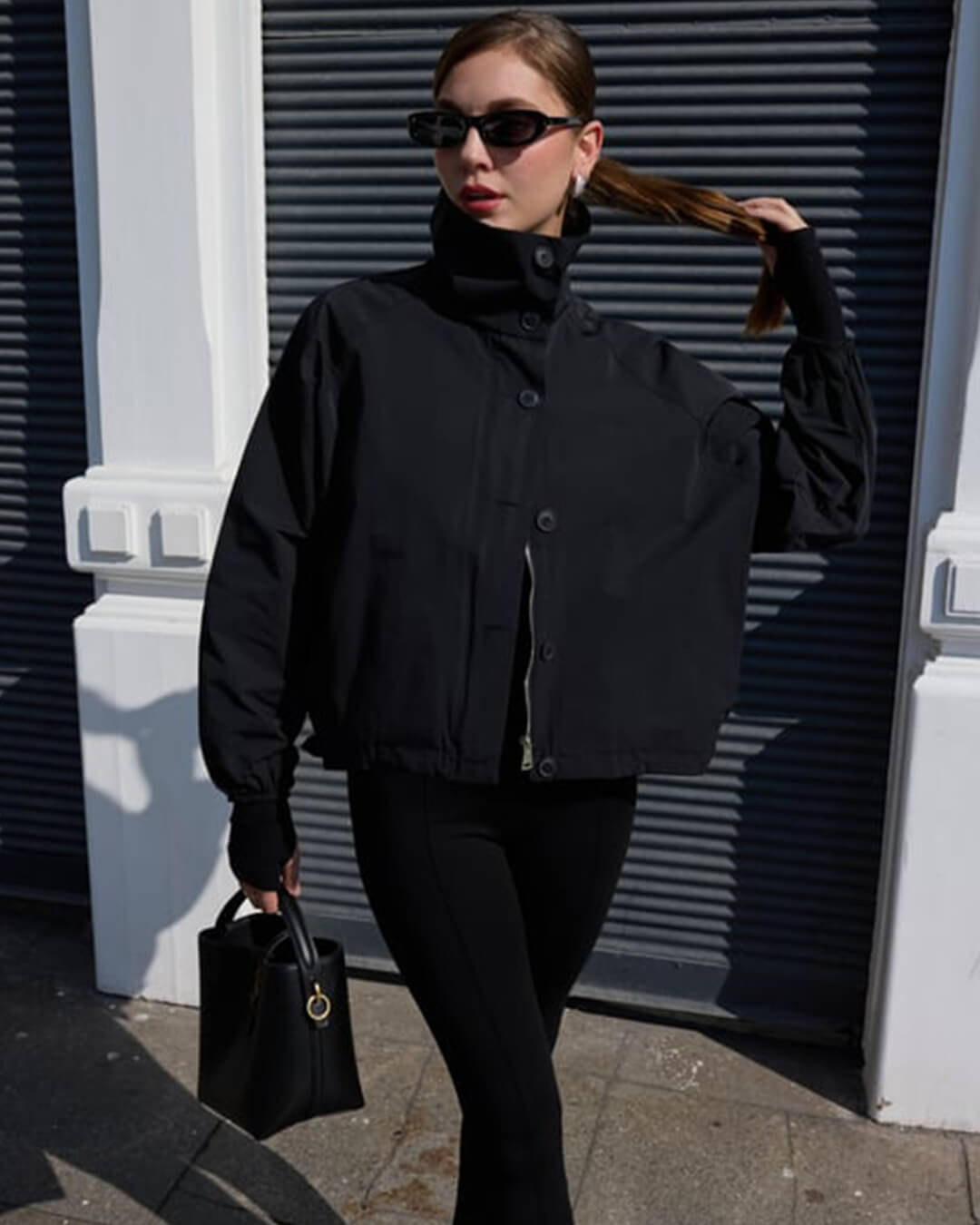 Clara Jacke mit hohem Kragen