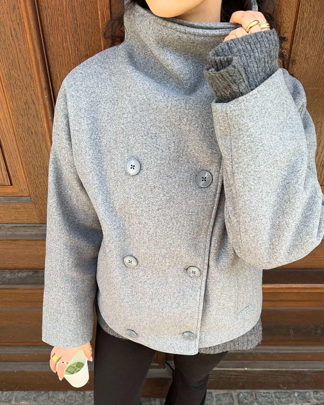 Jacke Clarissa mit Stehkragen